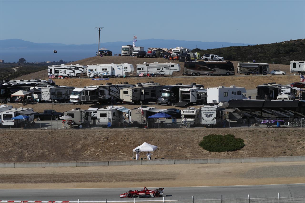 Campers overlook WeatherTech Raceway Laguna Seca -- Photo by: Chris Jones