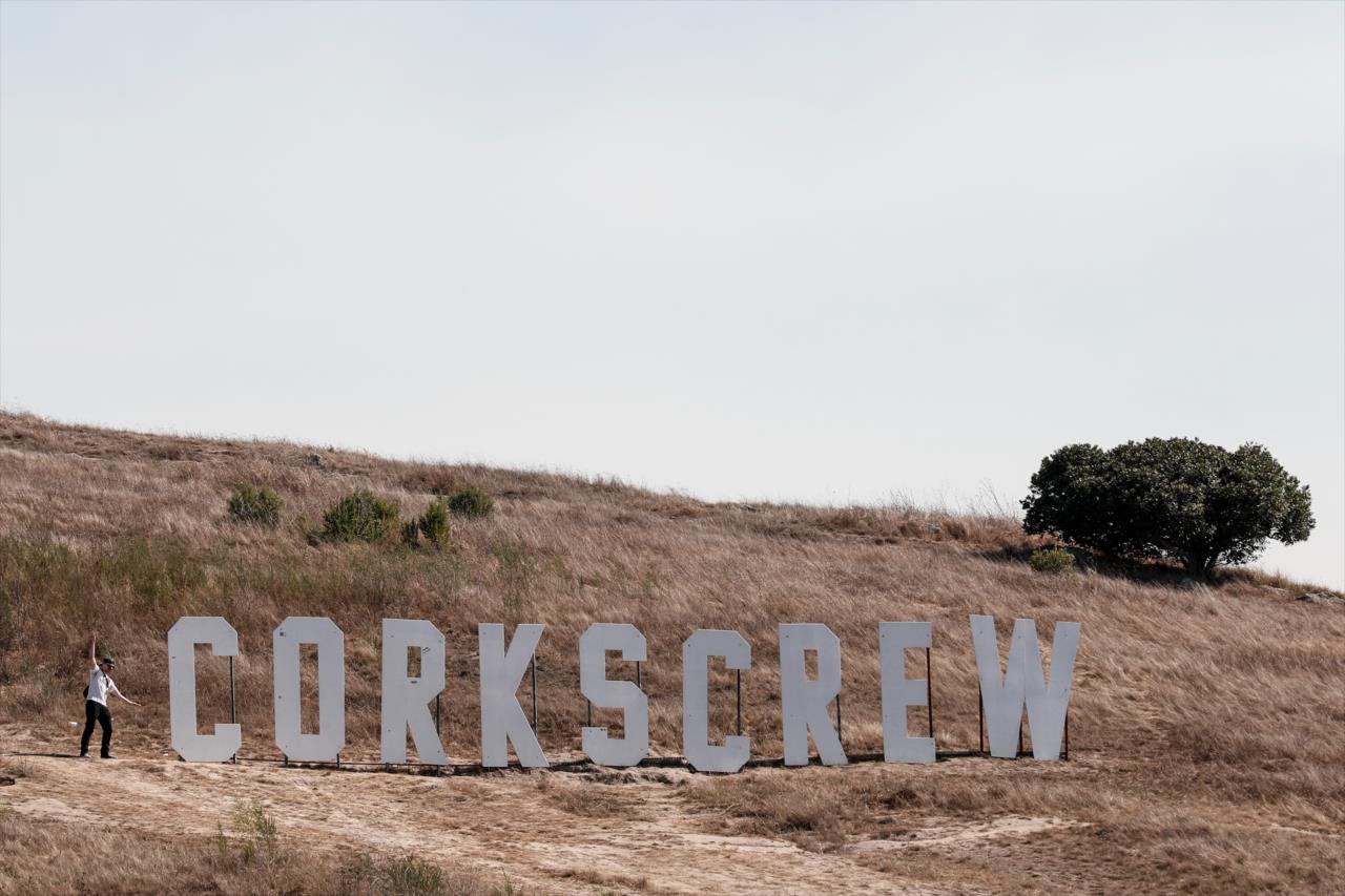 Corkscrew sign -- Photo by: Joe Skibinski
