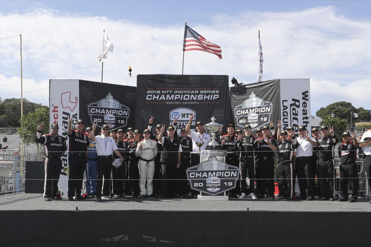 Josef Newgarden wins the 2019 NTT IndyCar Series Championship -- Photo by: Chris Owens