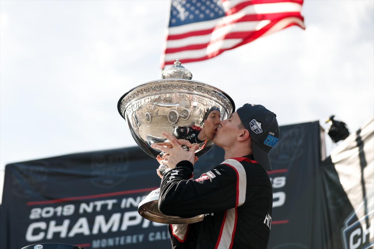 Josef Newgarden wins the 2019 NTT IndyCar Series Championship -- Photo by: Joe Skibinski