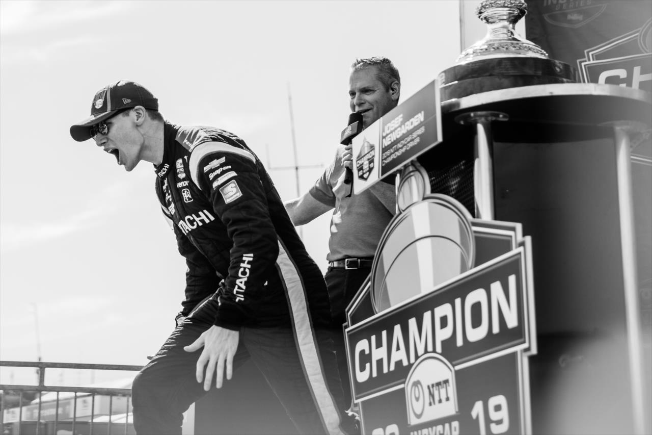 Josef Newgarden wins the 2019 NTT IndyCar Series Championship -- Photo by: Stephen King