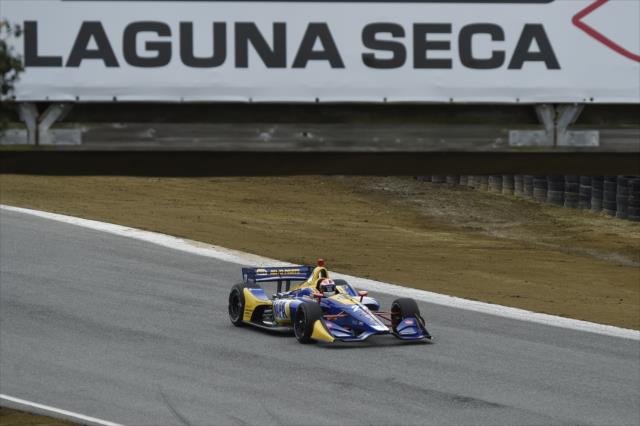 Alexander Rossi on course during the team test at WeatherTech Raceway Laguna Seca -- Photo by: Chris Owens