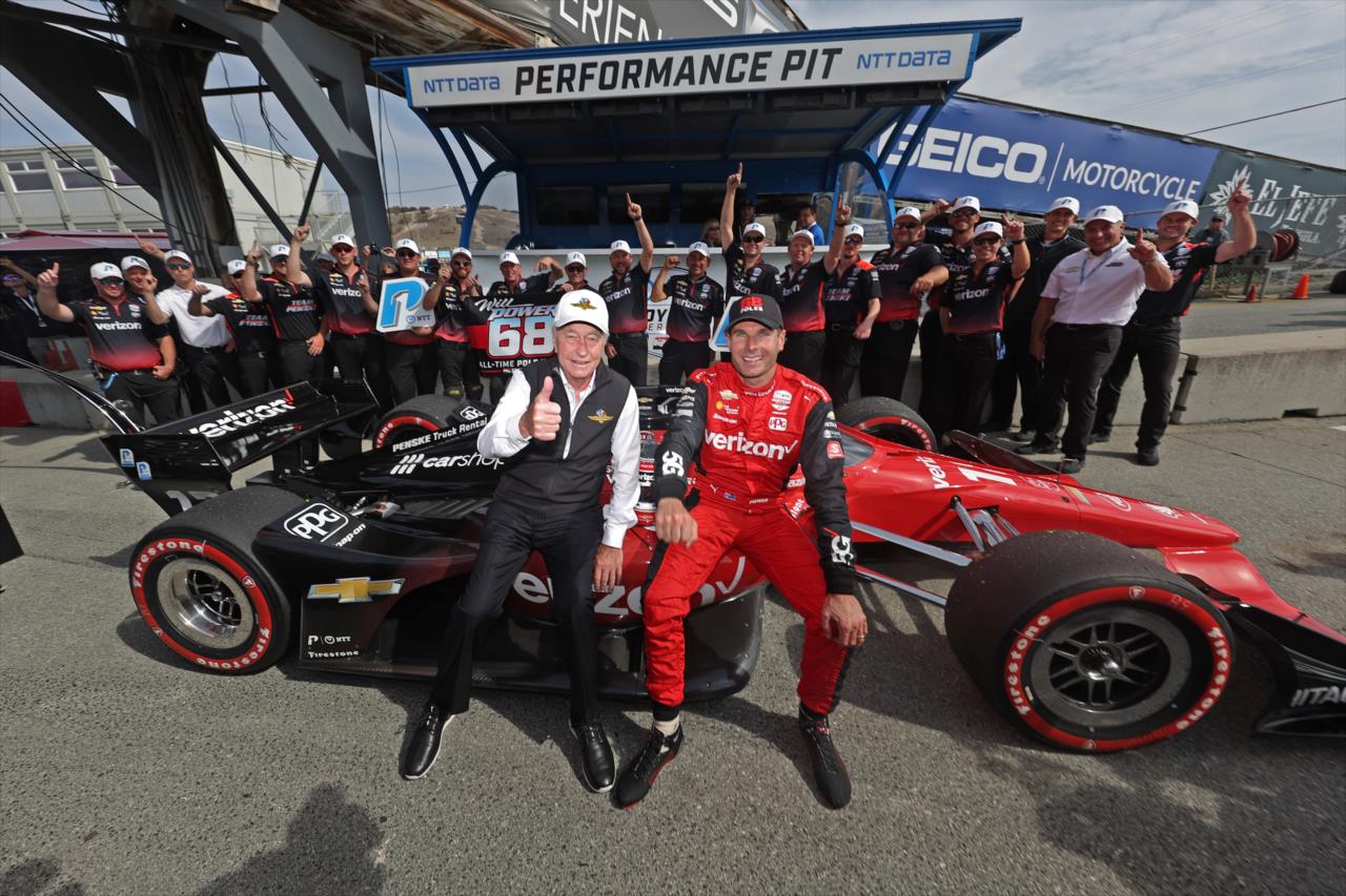 Roger Penske and Will Power - Firestone Grand Prix of Monterey - By: Chris Owens -- Photo by: Chris Owens