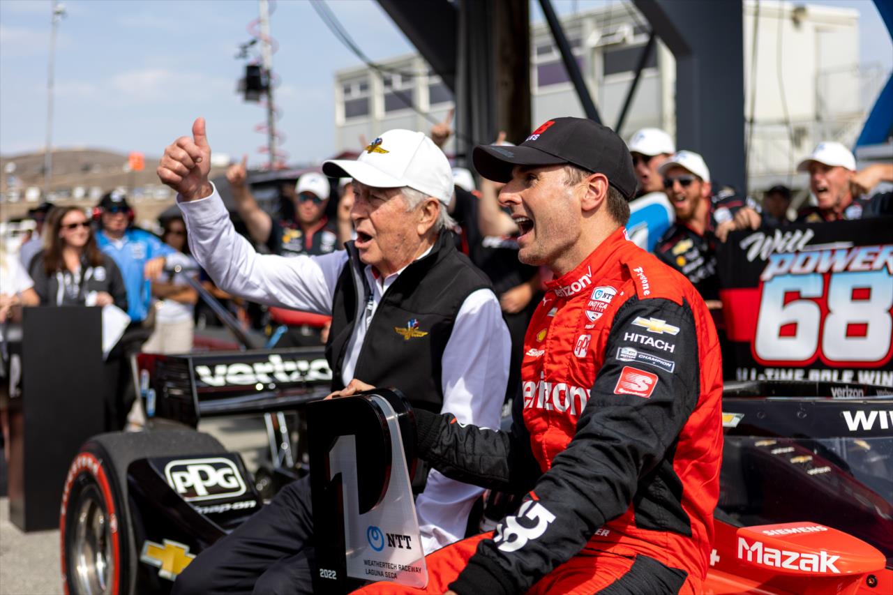 Roger Penske and Will Power - Firestone Grand Prix of Monterey - By: Travis Hinkle -- Photo by: Travis Hinkle