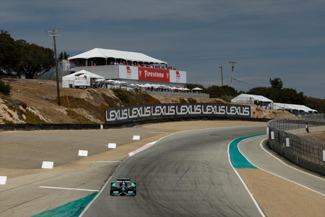 Fastest Seat In Sports: Mario Andretti & Aimee Garcia - Firestone Grand Prix of Monterey - By: Joe Skibinski -- Photo by: Joe Skibinski