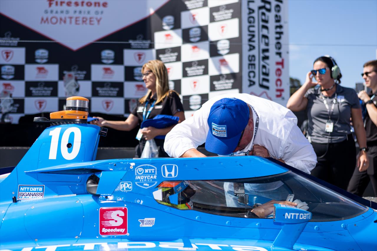 Chip Ganassi and Alex Palou - Firestone Grand Prix of Monterey - By: Travis Hinkle -- Photo by: Travis Hinkle