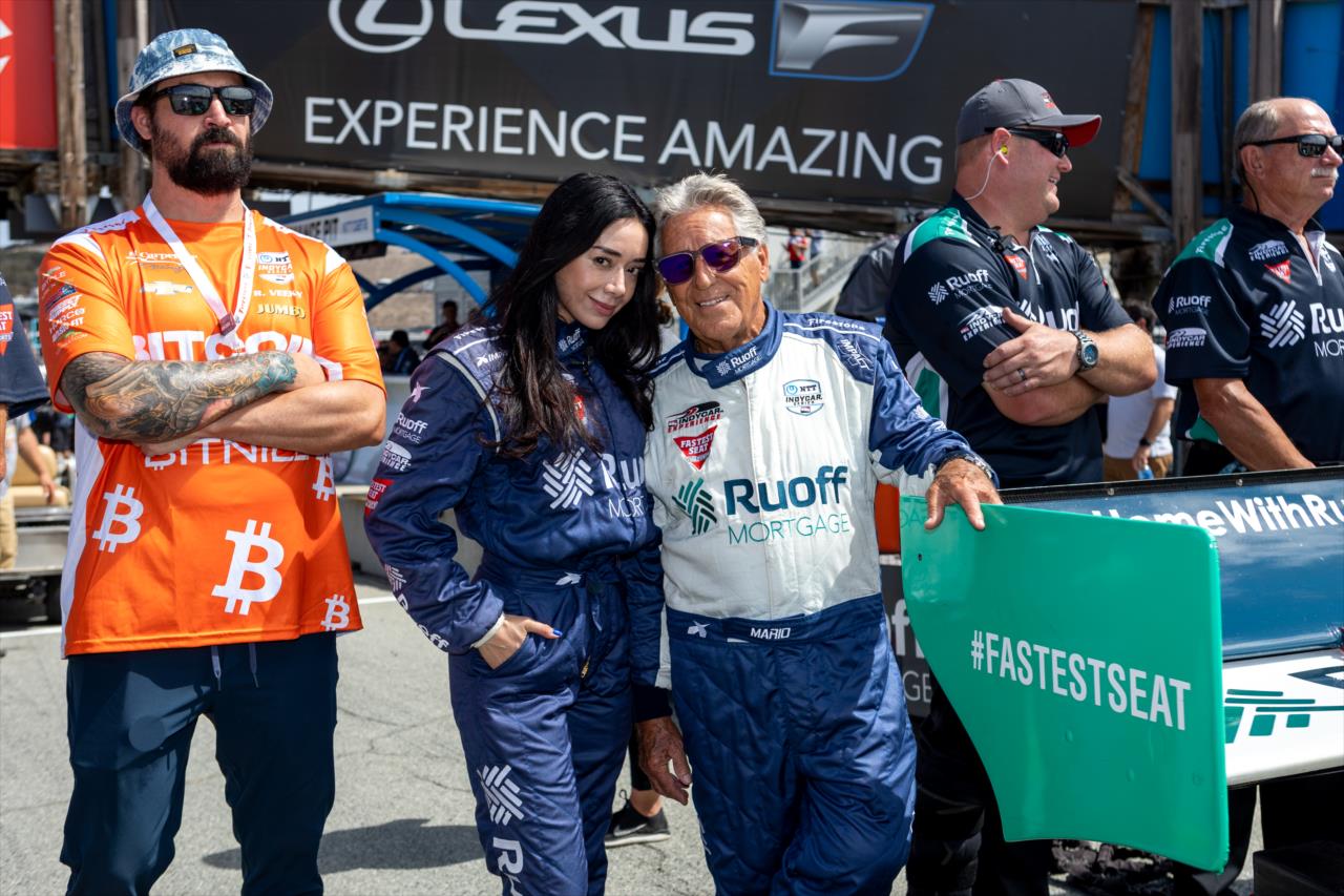 Fastest Seat In Sports: Mario Andretti & Aimee Garcia - Firestone Grand Prix of Monterey - By: Travis Hinkle -- Photo by: Travis Hinkle