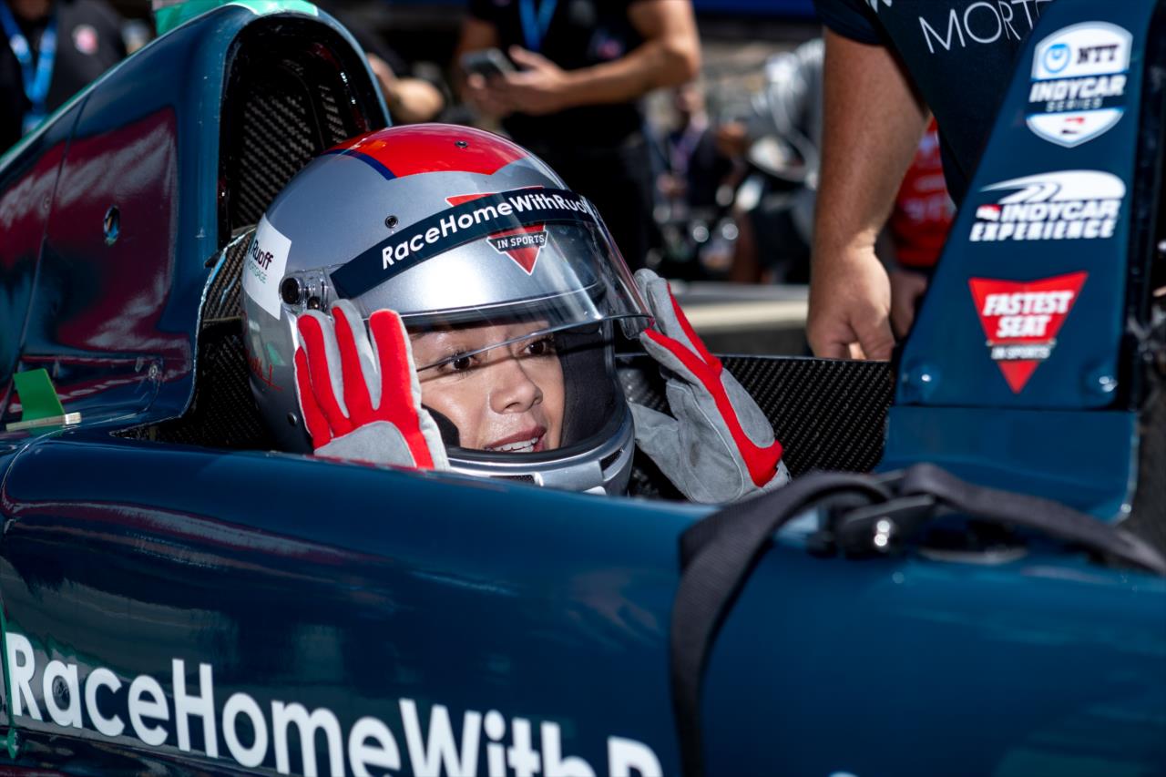 Fastest Seat In Sports: Aimee Garcia - Firestone Grand Prix of Monterey - By: Travis Hinkle -- Photo by: Travis Hinkle