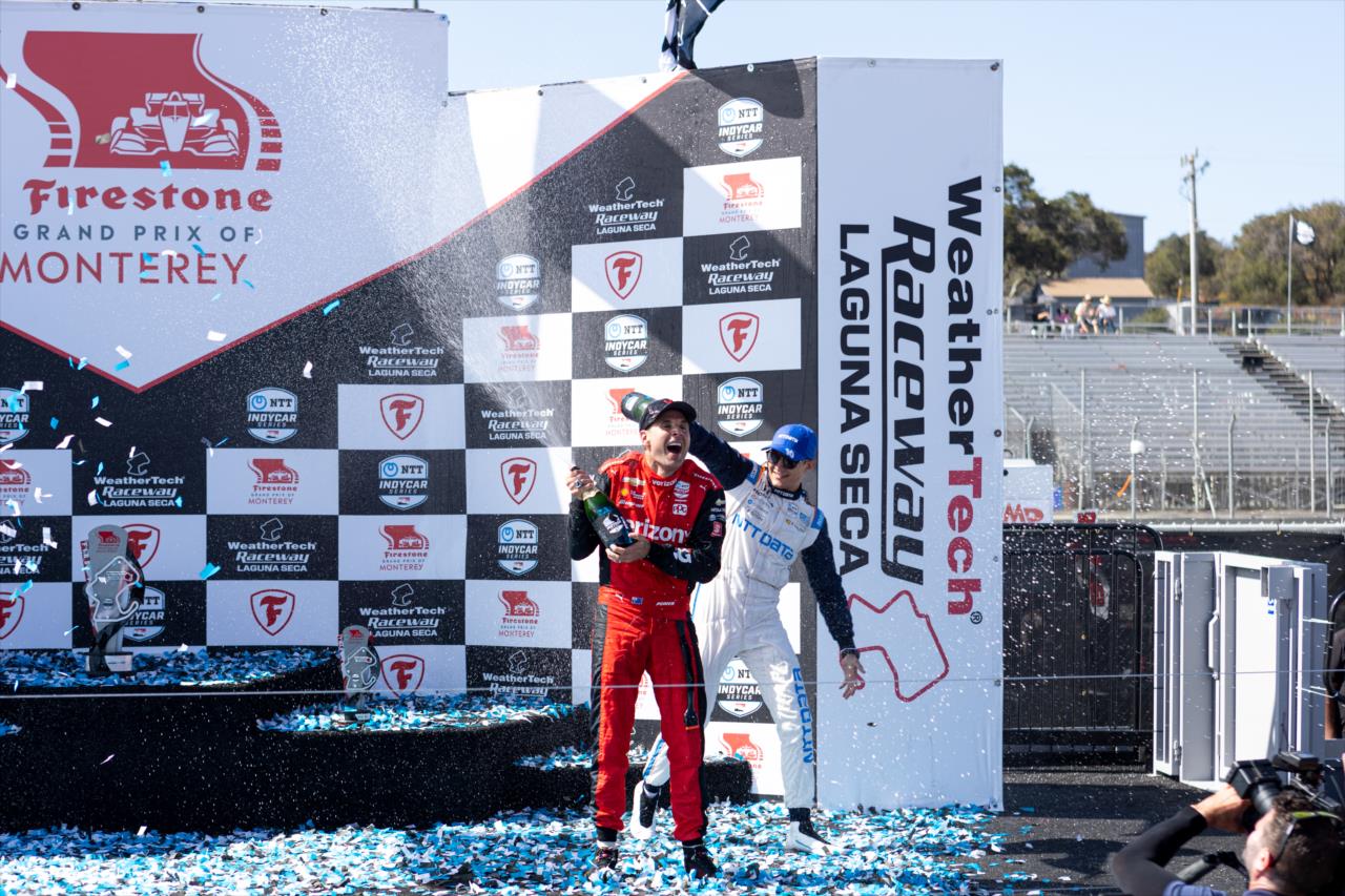 Alex Palou and Will Power - Firestone Grand Prix of Monterey - By: James Black -- Photo by: Travis Hinkle