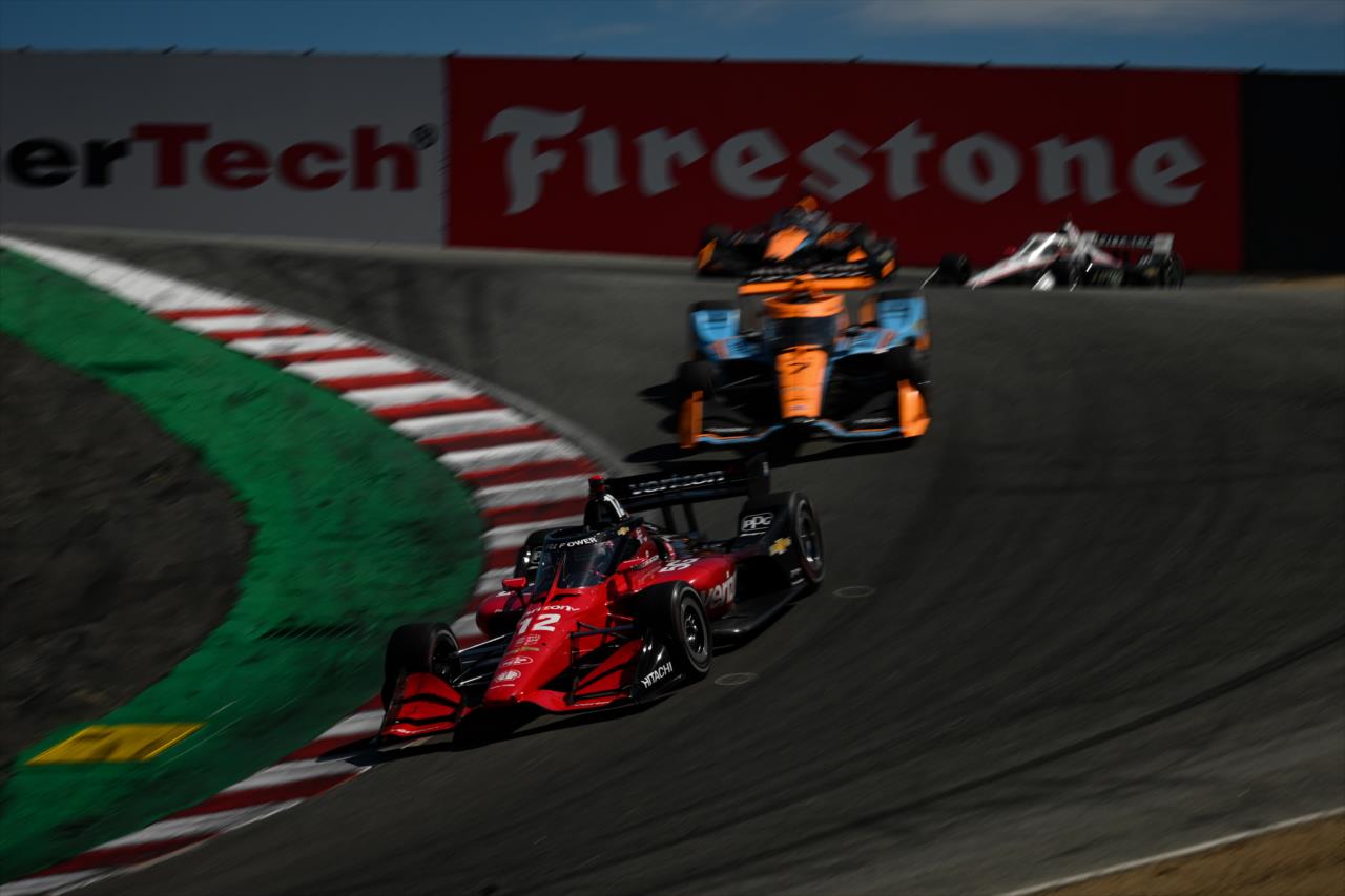 Will Power and Felix Rosenqvist - Firestone Grand Prix of Monterey - By: James Black -- Photo by: James  Black
