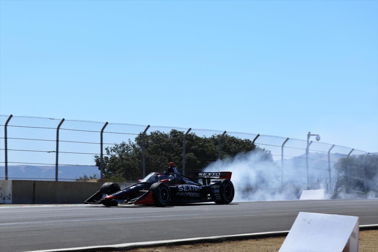 Santino Ferrucci - Firestone Grand Prix of Monterey Test - By: Chris Jones -- Photo by: Chris Jones