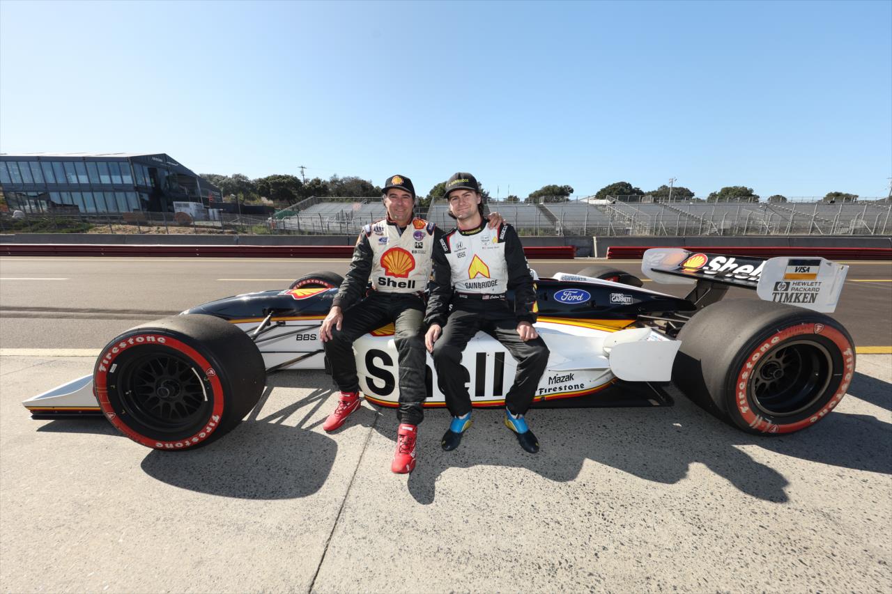 Bryan and Colton Herta, Team Rahal, Reynard 98I Ford/Cosworth Track Laps - By: Chris Owens -- Photo by: Chris Owens