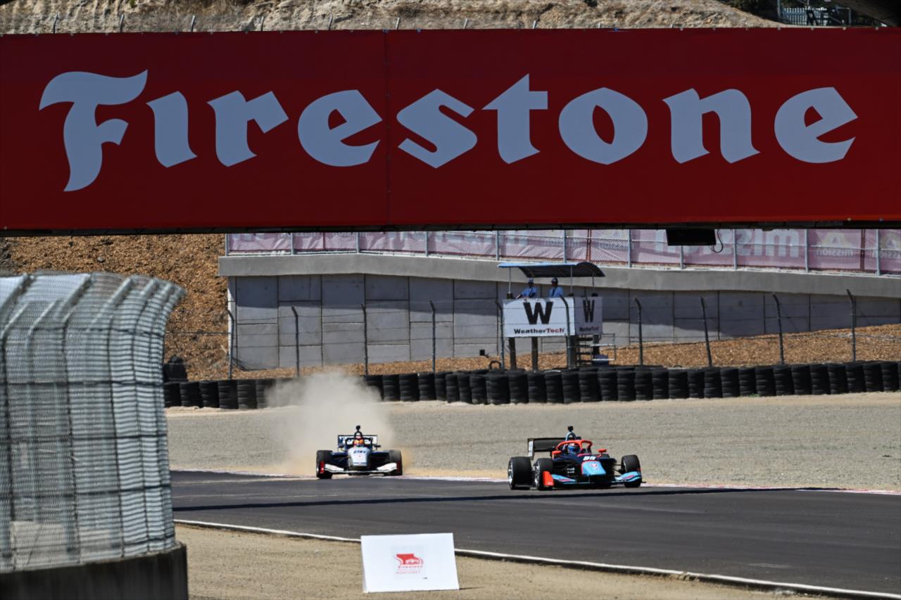 Ernie Francis Jr. and Louis Foster - Indy NXT By Firestone Grand Prix of Monterey - By: James Black -- Photo by: James  Black