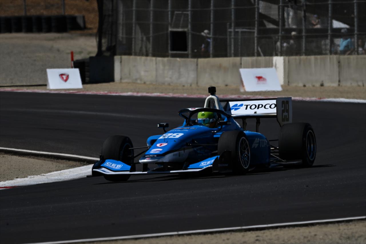 James Roe - Indy NXT By Firestone Grand Prix of Monterey - By: James Black -- Photo by: James  Black