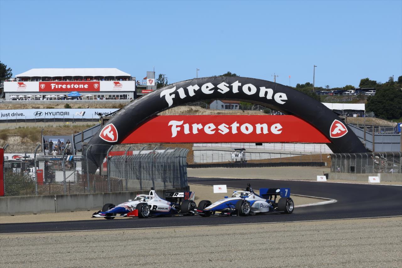 Kyffin Simpson and Christian Bogle - Indy NXT By Firestone Grand Prix of Monterey - By: Chris Jones -- Photo by: Chris Jones