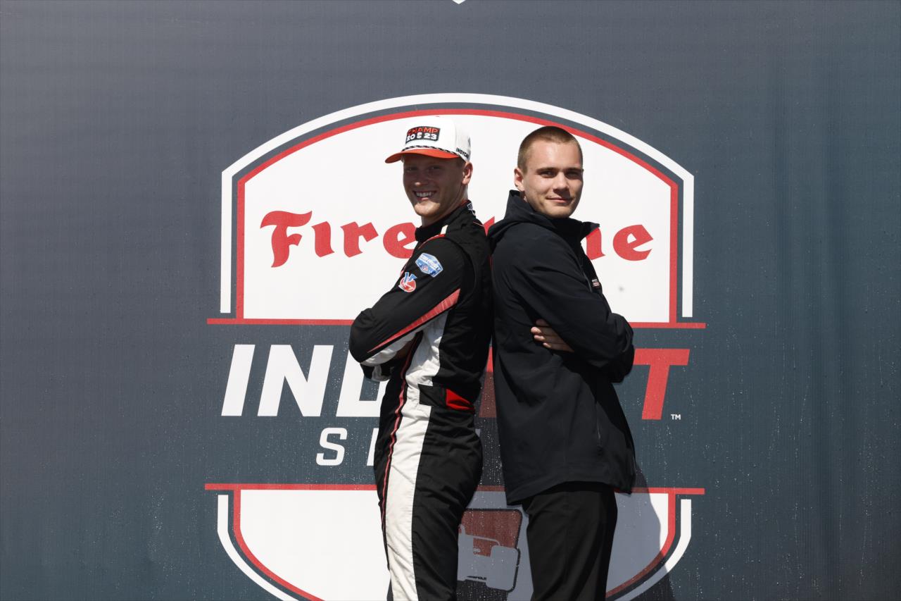 Christian Rasmussen and Linus Lundqvist - Indy NXT By Firestone Grand Prix of Monterey - By: Chris Owens -- Photo by: Joe Skibinski