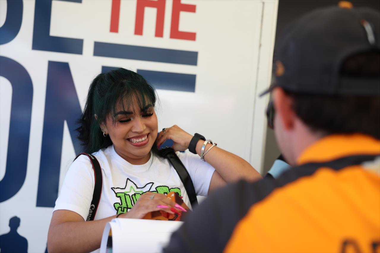 Fan - Java House Grand Prix of Monterey - By: Travis Hinkle -- Photo by: Travis Hinkle