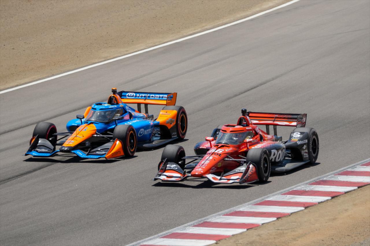 Nolan Siegel and Marcus Armstrong - Java House Grand Prix of Monterey - By: Josh Hernandez -- Photo by: Josh Hernandez