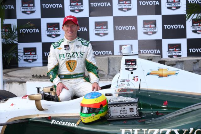 Mike Conway wins the 40th Toyota Grand Prix of Long Beach -- Photo by: Chris Jones