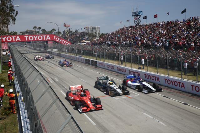3-wide on the streets of Long Beach -- Photo by: Chris Jones