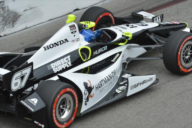 Josef Newgarden returns to the track during the Toyota Grand Prix of Long Beach -- Photo by: Chris Owens