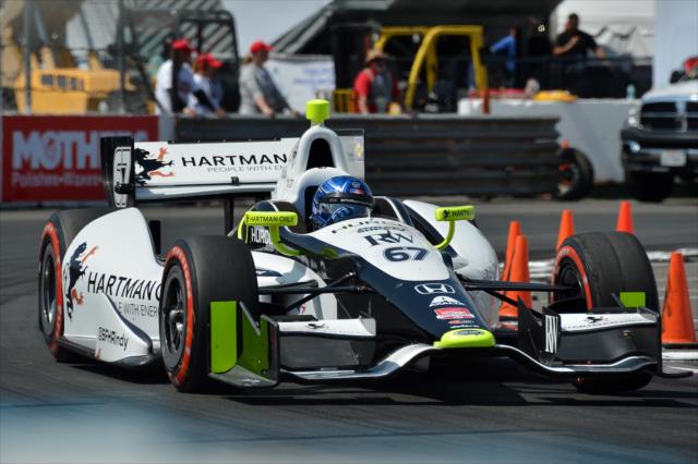 Josef Newgarden on course during the Toyota Grand Prix of Long Beach -- Photo by: Chris Owens