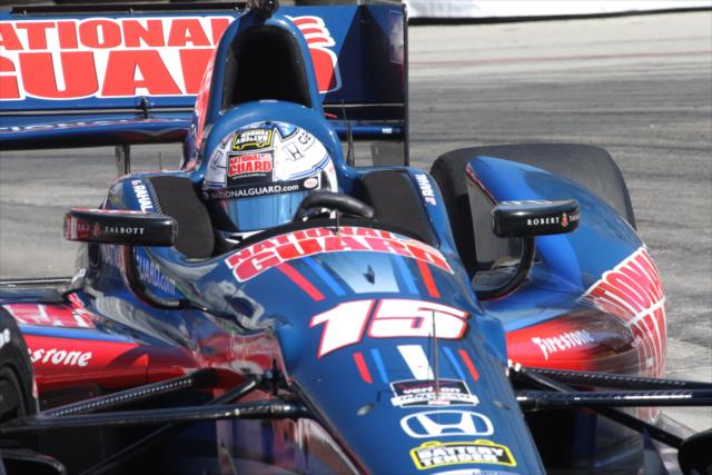Graham Rahal exits the hairpin during the Toyota Grand Prix of Long Beach -- Photo by: Richard Dowdy