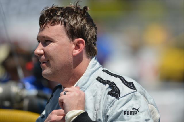 Rocky Moran Jr. prepares for practice for the Toyota Grand Prix of Long Beach -- Photo by: John Cote