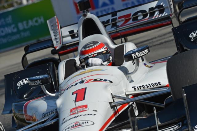Will Power on course during practice for the Toyota Grand Prix of Long Beach -- Photo by: John Cote