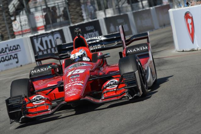 Graham Rahal on course during practice for the Toyota Grand Prix of Long Beach -- Photo by: John Cote