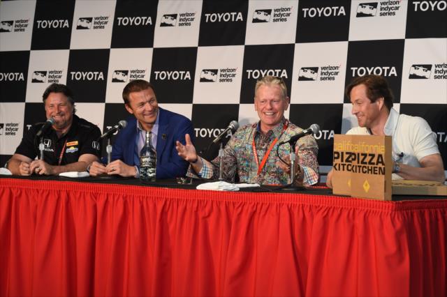 Townsend Bell announces his sponsorship with Robert Graham and California Pizza Kitchen for the 100th Indianapolis 500 -- Photo by: Chris Owens