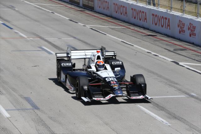 Alexander Rossi rolls down the frontstretch during the Toyota Grand Prix of Long Beach -- Photo by: Chris Jones