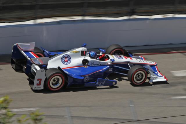 Helio Castroneves on course during the Toyota Grand Prix of Long Beach -- Photo by: Richard Dowdy