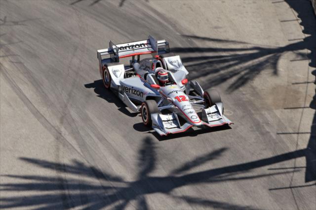 Will Power rolls through the Turn 2-3 Fountain complex during the Toyota Grand Prix of Long Beach -- Photo by: Richard Dowdy