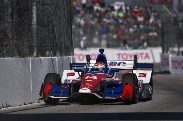 Carlos Munoz on course during the Toyota Grand Prix of Long Beach -- Photo by: Christopher Owens