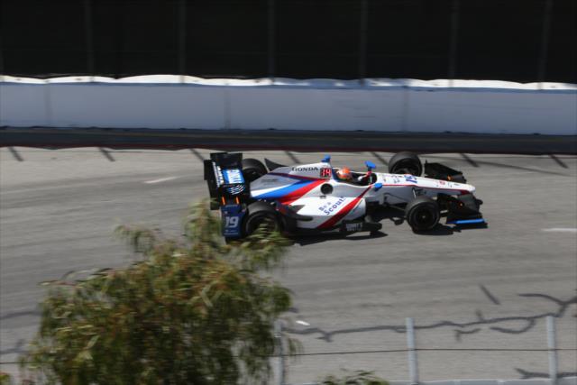 Ed Jones streaks toward Turn 4 during the Toyota Grand Prix of Long Beach -- Photo by: Richard Dowdy