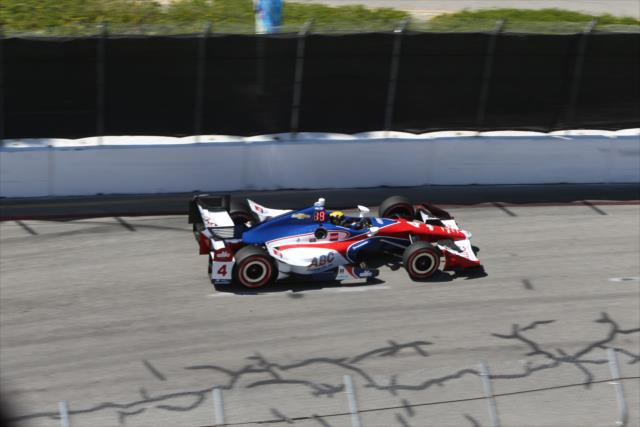Conor Daly streaks toward Turn 4 during the Toyota Grand Prix of Long Beach -- Photo by: Richard Dowdy