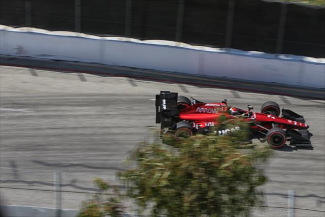 Mikhail Aleshin streaks toward Turn 4 during the Toyota Grand Prix of Long Beach -- Photo by: Richard Dowdy