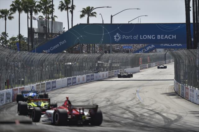 Racing action on the streets of Long Beach -- Photo by: Chris Owens