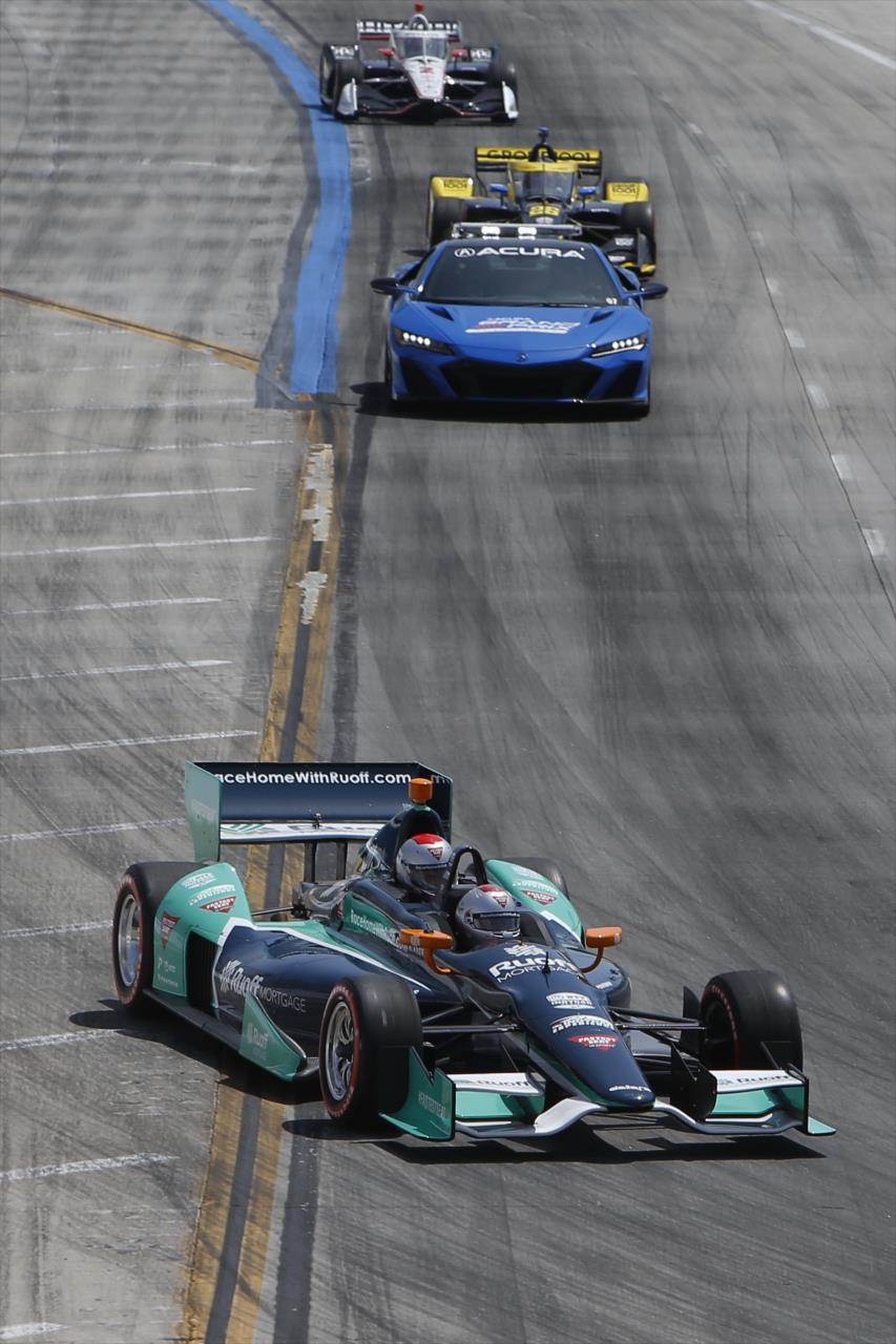 Darren Barnet with Mario Andretti in the Fastest Seat in Sports - Acura Grand Prix of Long Beach - By: Chris Jones -- Photo by: Chris Jones