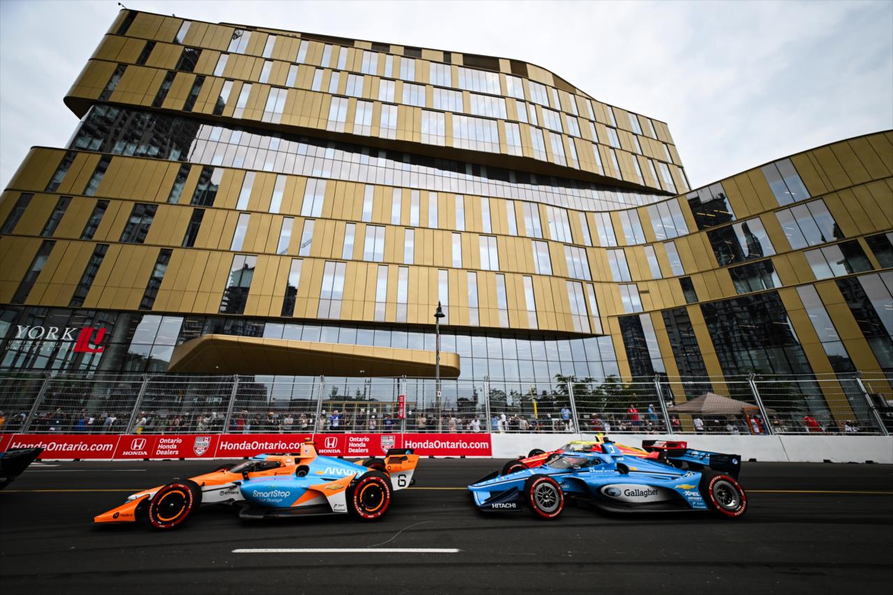 Nolan Siegel and Scott McLaughlin - Ontario Honda Dealers Indy at Markham - By: James Black -- Photo by: James  Black