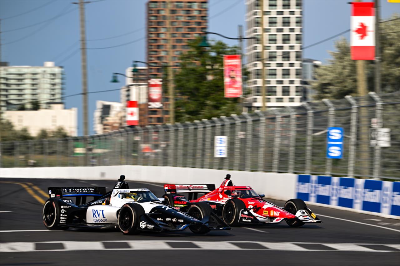 Marcus Ericsson and Marcus Armstrong - Ontario Honda Dealers Indy at Markham - By: James Black -- Photo by: James  Black