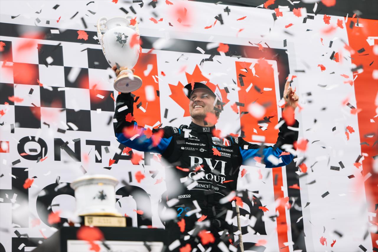 Marcus Ericsson - Ontario Honda Dealers Indy at Markham - By: Joe Skibinski -- Photo by: Joe Skibinski