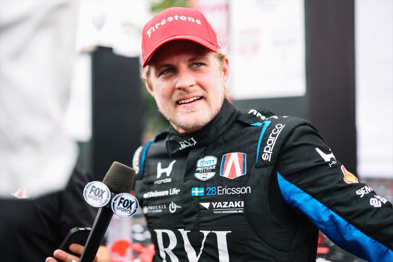 Marcus Ericsson - Ontario Honda Dealers Indy at Markham - By: Joe Skibinski -- Photo by: Joe Skibinski