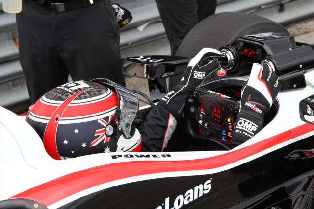 Will Power on pitlane during the Mid-Ohio Open Test -- Photo by: Chris Jones