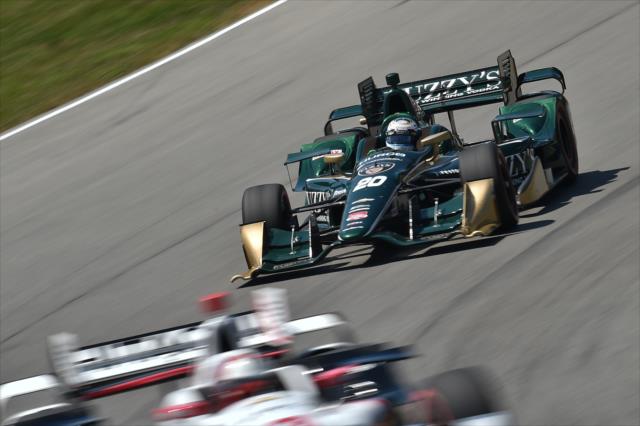 Luca Filippi heads toward Turn 5 during the Honda Indy 200 at Mid-Ohio -- Photo by: Chris Owens