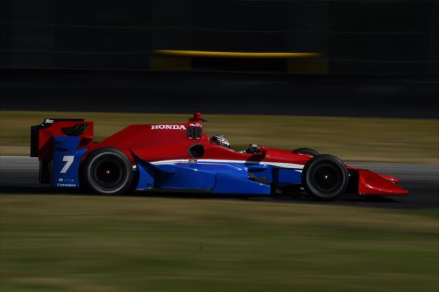 Zachary Claman De Melo on course during the team test at Mid-Ohio Sports Car Course -- Photo by: Chris Owens