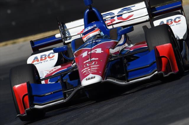 Takuma Sato on course during the team test at the Mid-Ohio Sports Car Course -- Photo by: Chris Owens