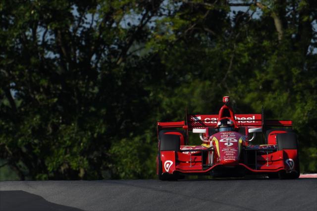 Felix Rosenqvist on course during the team test at the Mid-Ohio Sports Car Course -- Photo by: Chris Owens