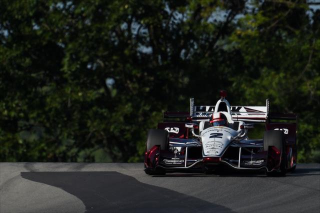 Juan Pablo Montoya on course during the team test at the Mid-Ohio Sports Car Course -- Photo by: Chris Owens